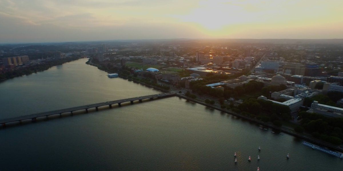 The Cumberland River at sunset