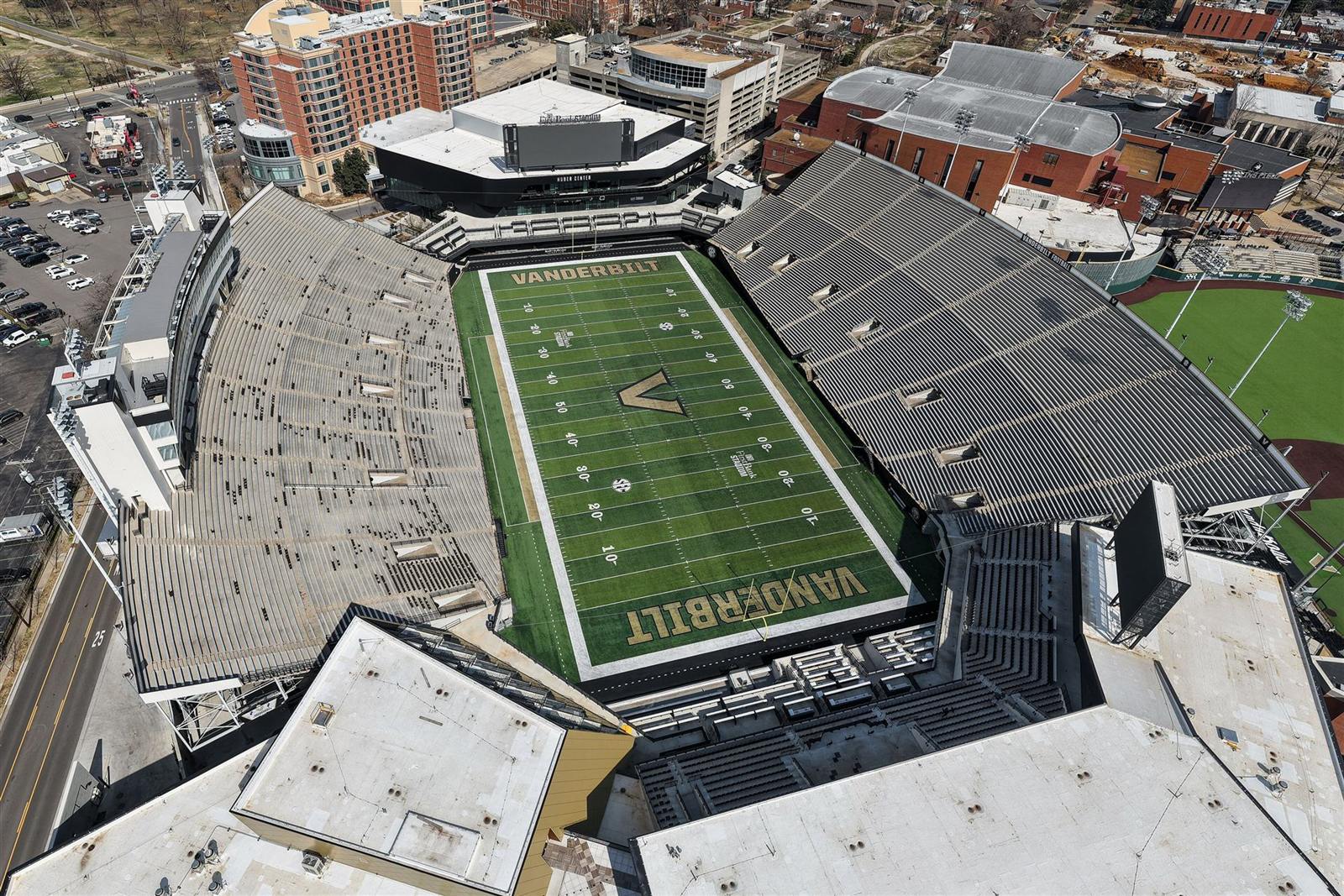 FirstBank Stadium from above