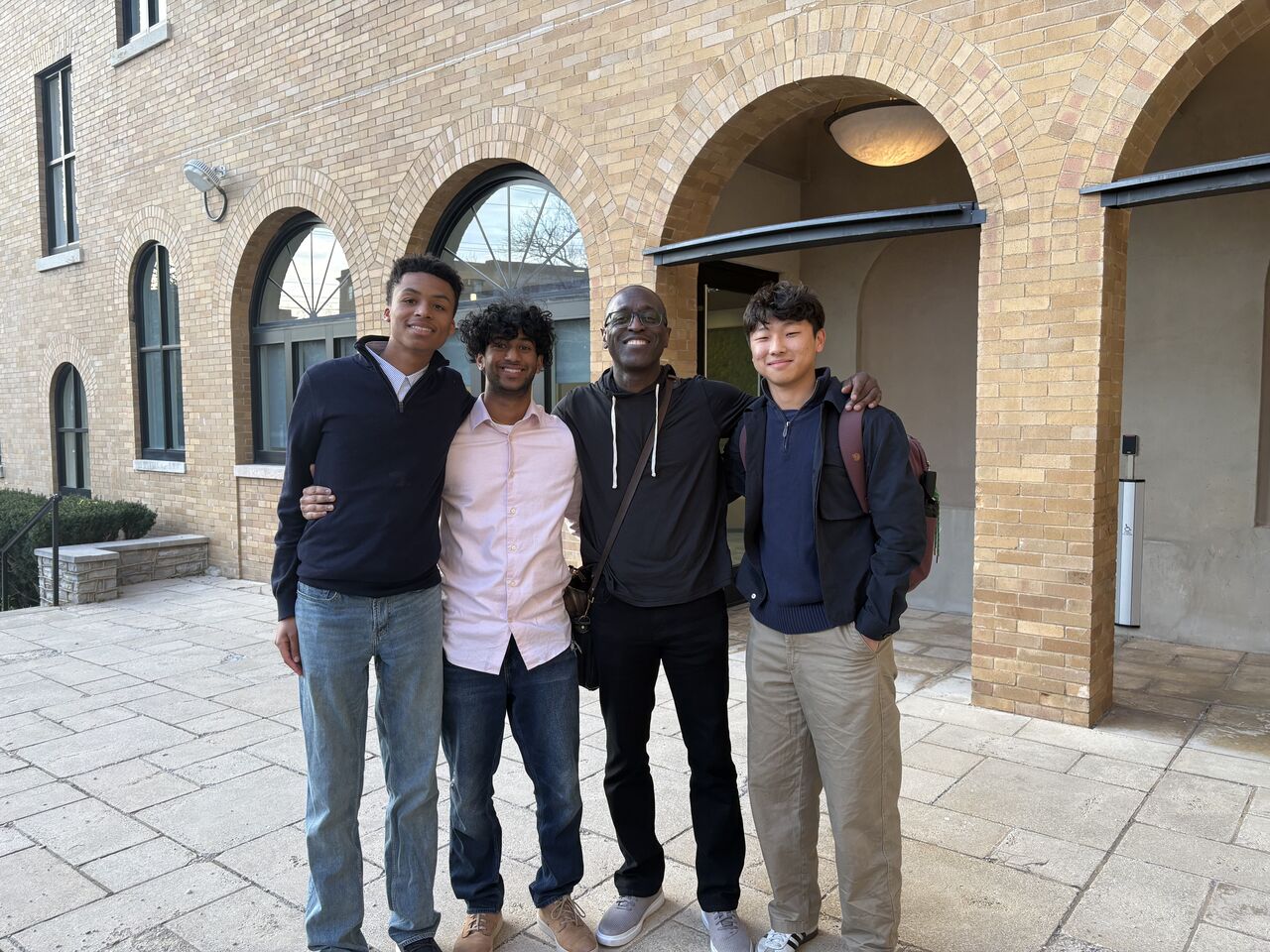 FlowBreakr team at Vanderbilt's Global Good Hackathon